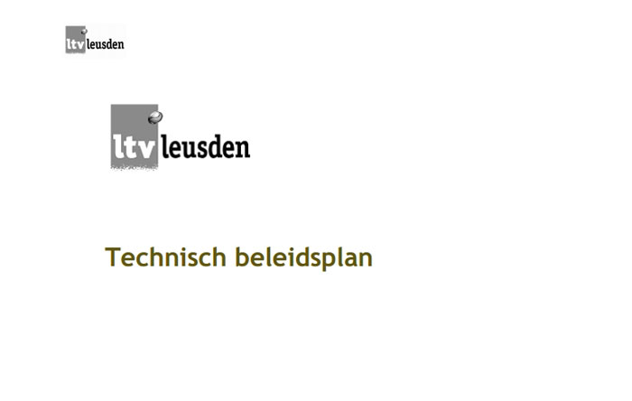 Technisch beleid LTV Leusden