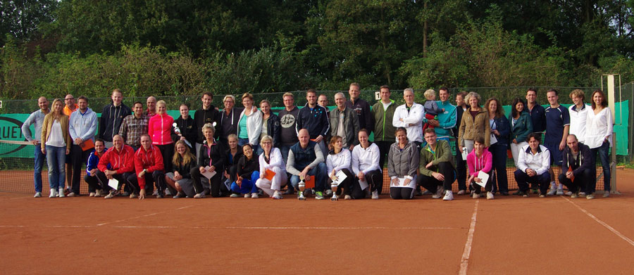De finalisten en winnaars van de Senioren Clubkampioenschappen 2014